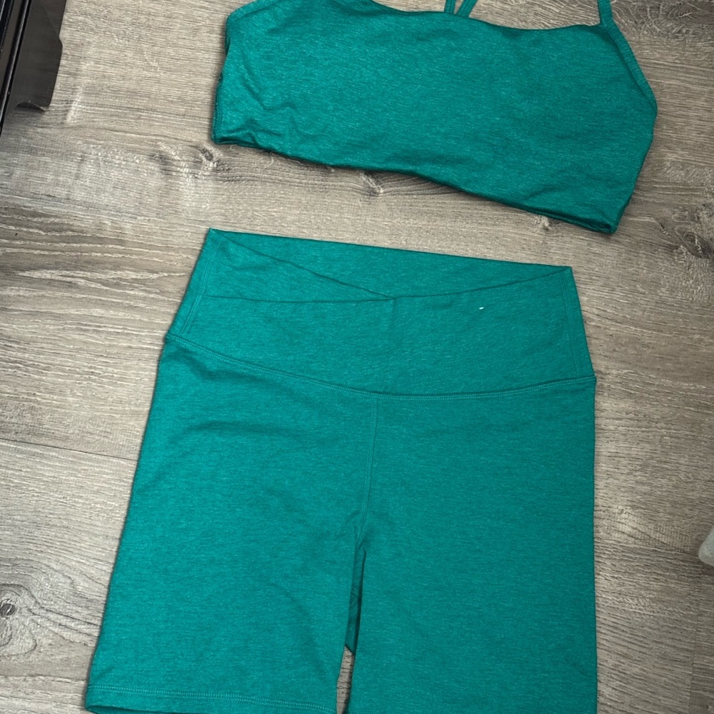 Old Navy Teal Activewear Set